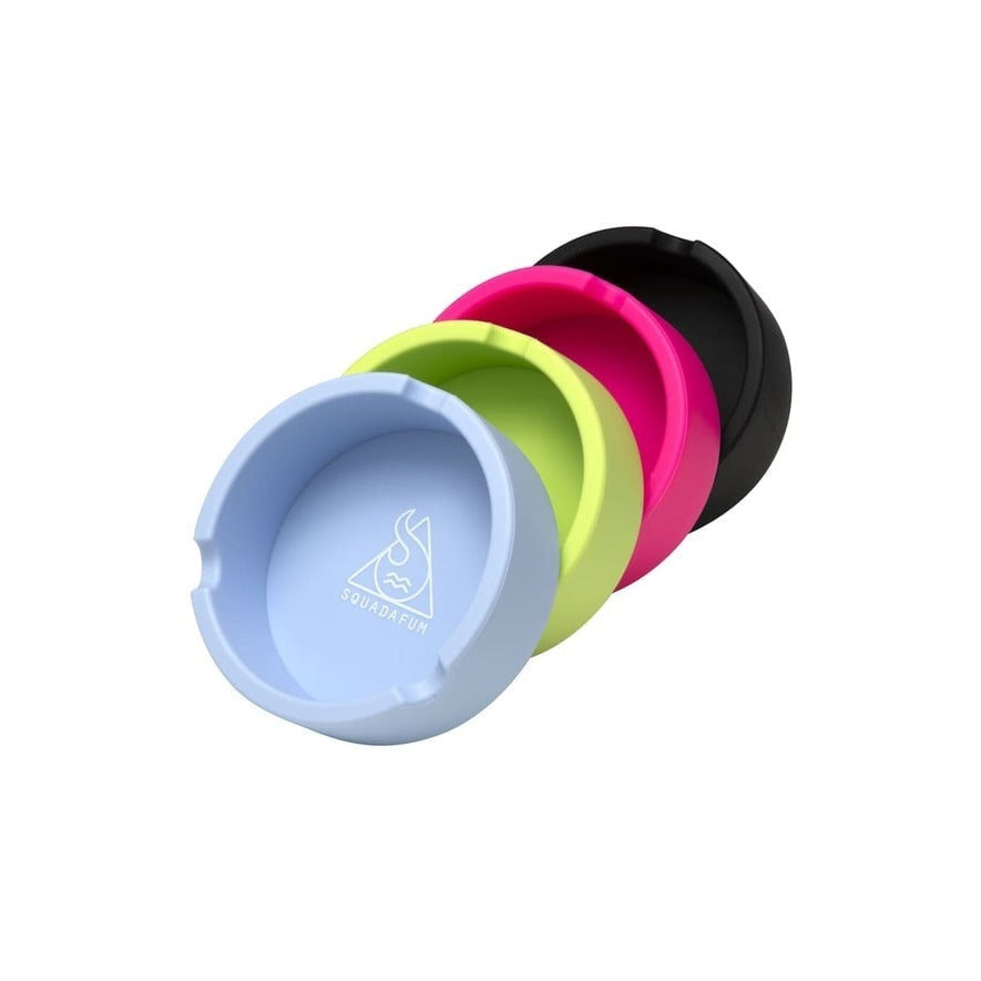 Squadafum round silicone Ashtray