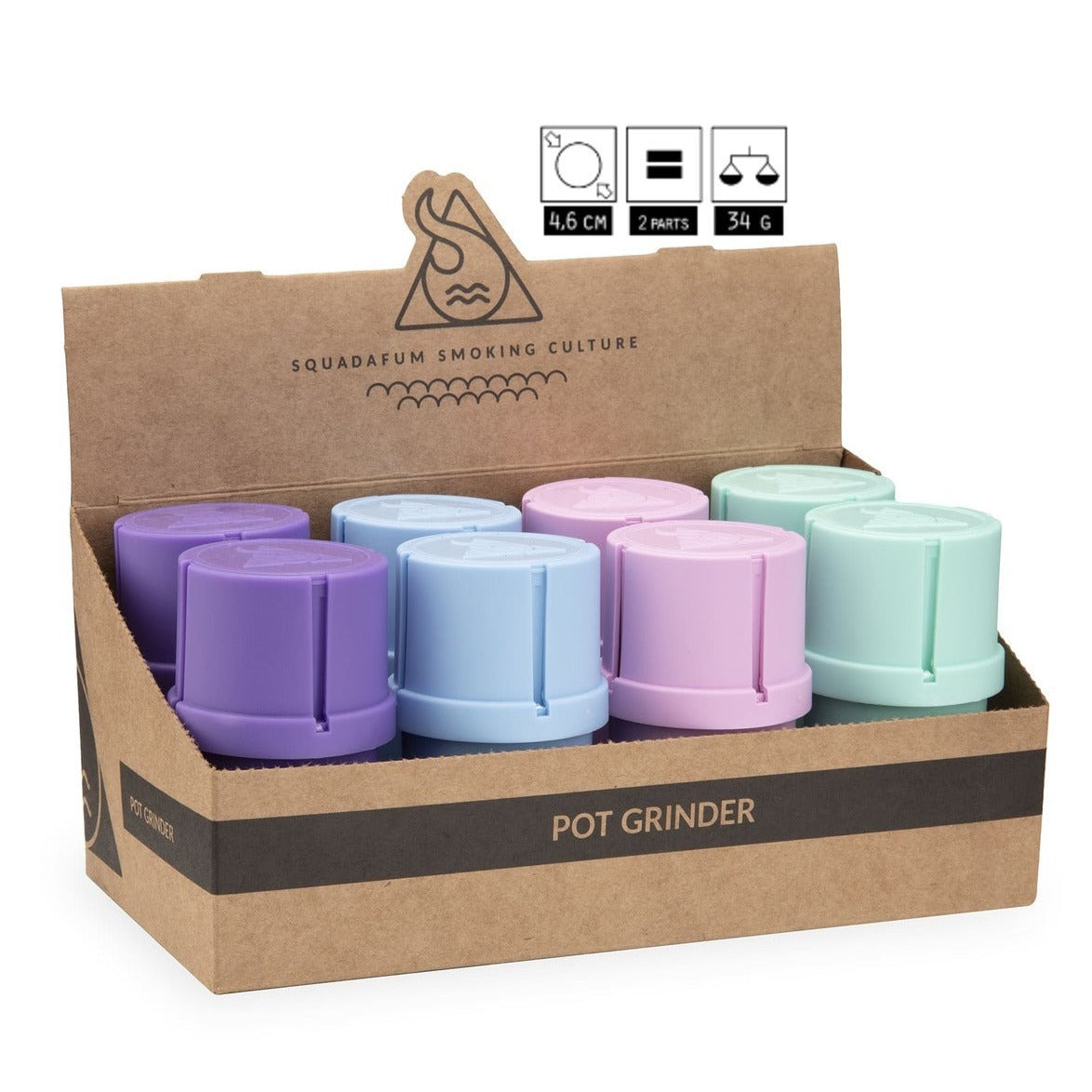 Squadafum pot grinder 8un