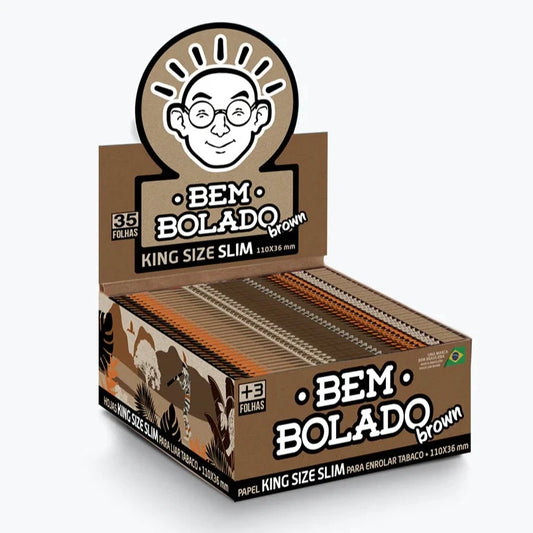 Bem bolado paper Brown king size Slim