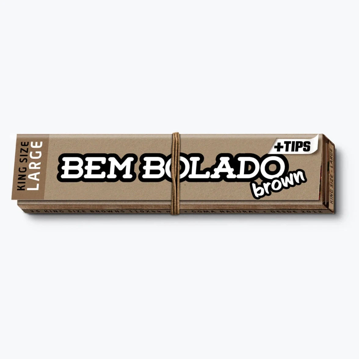 Bem bolado paper Brown king size large + Tips