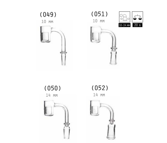 Squadafum quartz banger with insert